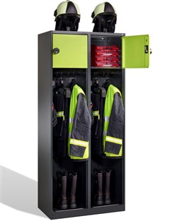 Feuerwehrspind 40 cm Abteilbreite mit Helmhalter